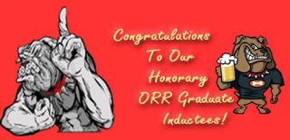 Congratulations to our honarary graduate inductees